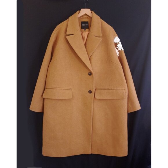 Madewell Haydon Wool & Cashmere Sample Coat  - Size 2X - NWOT - Picture 1 of 16